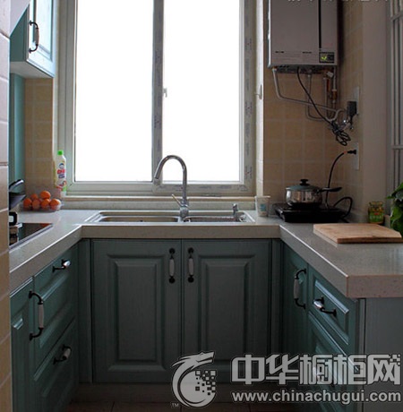 见缝插针 超小厨房户型设计实例_中华橱柜网